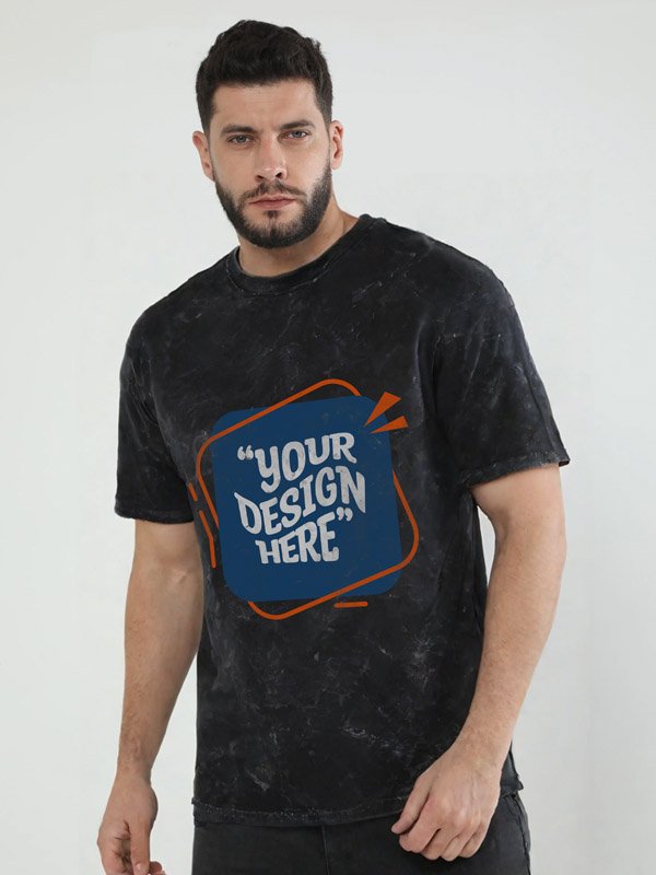 Unisex Acid Wash Oversized Tee | UC61