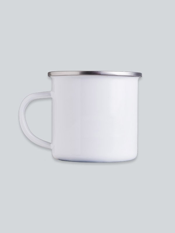 White Enamel Mugs